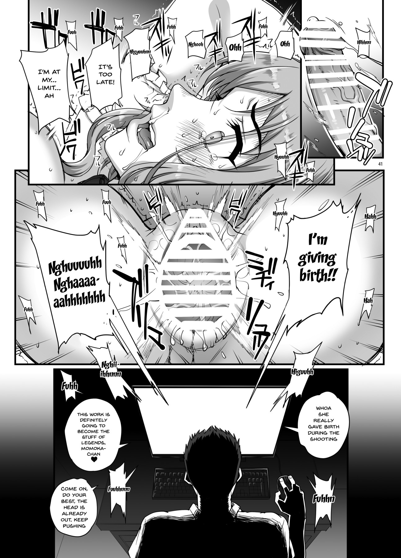 Hentai Manga Comic-Keep This A Secret From My Boyfriend 5 - ... I Actually Did It.-Read-42